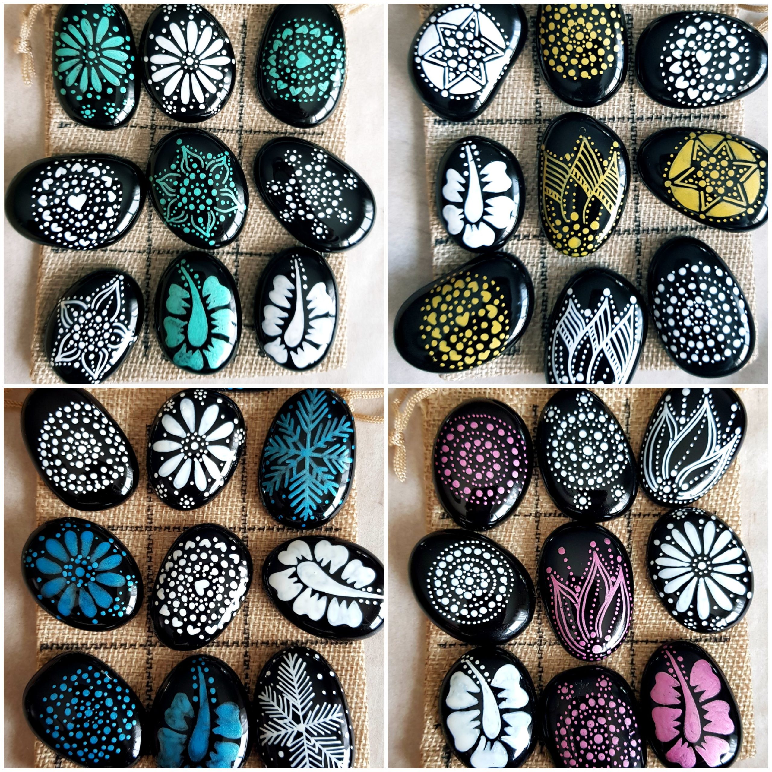 120 Billes Plates En Verre 20mm - Galets Décoratifs, Lot De 500g, Pour Enfants, Décoration